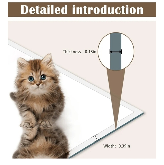 Bathroom-Mirror-for-Wall,12x16in Small Frameless Wall Mounted Mirrors, - Picture 4 of 6